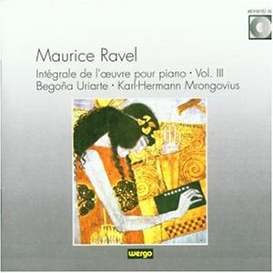 Cover for Ravel / Uruatre / Mrongovius · Piano Works Vol III (CD) (1990)