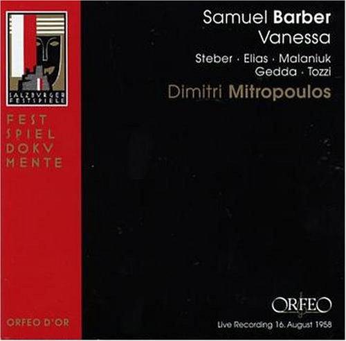 Cover for Barber / Steber / Elias / Malaniuk / Gedda / Tozzi · Vanessa (CD) (2007)