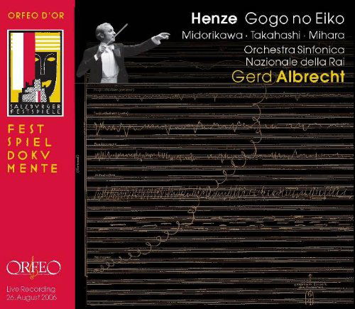 Gogo No Eiko - H.W. Henze - Muziek - ORFEO - 4011790794228 - 17 november 2009