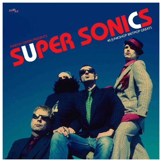 Cover for Martin Green Presents Super Sonics: 40 Junkshop · Martin Green Presents Super Sonics: 40 Junkshop Britpop Greats (CD) [Digipak] (2020)