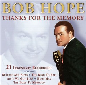 Cover for Bob Hope · Thanks For The Memory (CD)