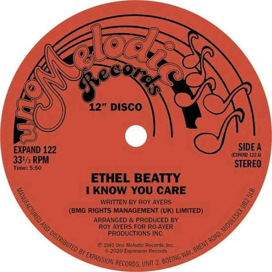 I Know You Care / It's Your Love - Ethel Beatty - Música - EXPANSION - 5019421521228 - 5 de março de 2021