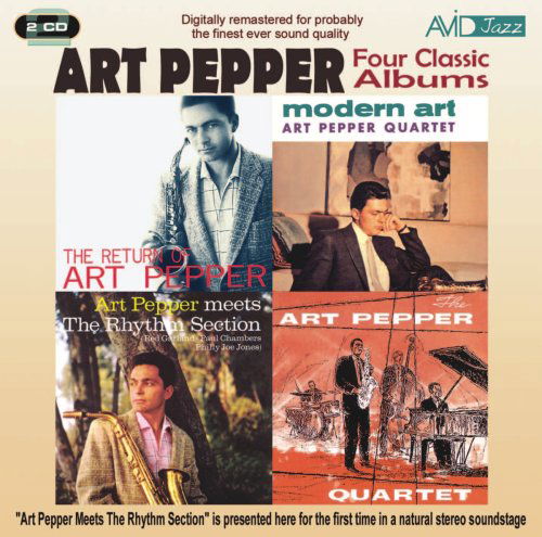 Four Classic Albums (The Return Of Art Pepper / Modern Art / Art Pepper Meets The Rhythm Section / The Art Pepper Quartet) - Art Pepper - Musiikki - AVID - 5022810196228 - maanantai 29. syyskuuta 2008