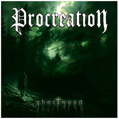 Cover for Procreation · Ghostwood (LP) [Greenish Dark Hell Marbled edition] (2024)