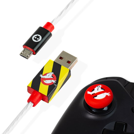 Cover for Ghostbuster · Ghostbusters Ps4 &amp; Xbox One Usb Led Cable and Grips (MERCH)