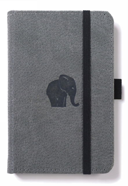 Cover for Wildlife A6 Pocket Grey Elepha · Dingbats A6 Pocket Wildlife Grey Elephant Notebook - Graphed (Stationery) (2018)