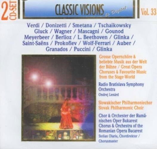 Cover for Radio Bratislava Symphony Orchestra / Lenard Ondrej / Slovak Philharmonic Choir / Chorus &amp; Orchestra · Great Opera Choruses &amp; Favourite Music from the Stage-world (CD) (1996)