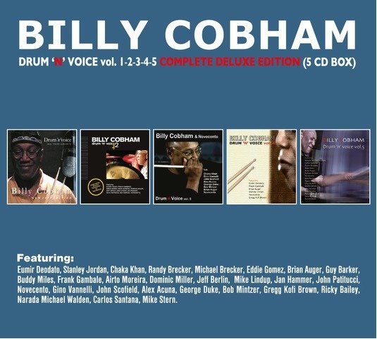 Cover for Billy Cobham · Drum ‘n’ Voice, Vols. 1 to 5 (Complete Deluxe Edition Five CD Box Set) (CD) (2024)