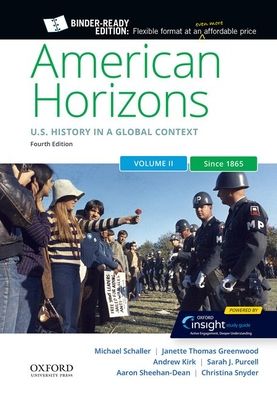 Cover for Michael Schaller · American Horizons U.S. History in a Global Context (Book) (2020)