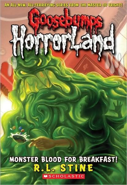 Cover for R. L. Stine · Monster Blood for Breakfast! (Turtleback School &amp; Library Binding Edition) (Goosebumps: Horrorland (Pb Unnumbered)) (Hardcover bog) (2008)
