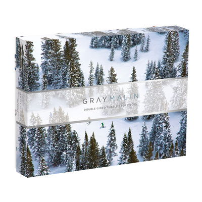 Gray Malin The Snow Two-sided Puzzle - Sarah McMenemy - Brætspil - Galison - 9780735357228 - 15. januar 2019