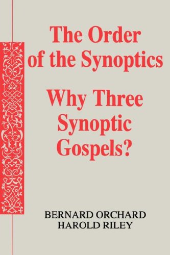 The Order of the Synoptics - Harold Riley - Books - Mercer University Press - 9780865542228 - June 1, 1989