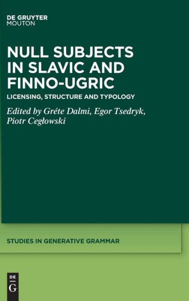 Cover for Gréte Dalmi · Null Subjects in Slavic and Finno-Ugric (Book) (2022)