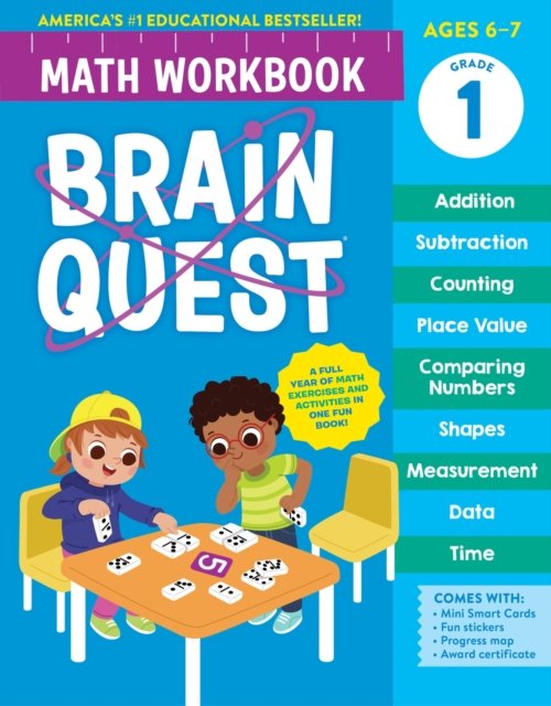 Cover for Workman Publishing · Brain Quest Math Workbook: 1st Grade (Paperback Bog) (2024)