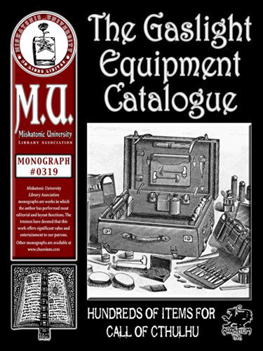 Gaslight Equipment Catalogue - R. Basler - Board game - Chaosium Inc. - 9781568822228 - June 15, 2007