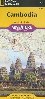 Cover for National Geographic Maps - Adventure · Cambodia: Travel Maps International Adventure Map (Map) [2022nd edition] (2022)