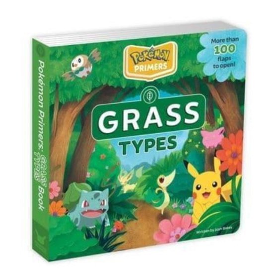 Cover for Josh Bates · Pokemon Primers: Grass Types Book - Pokemon Primers (Board book) (2023)