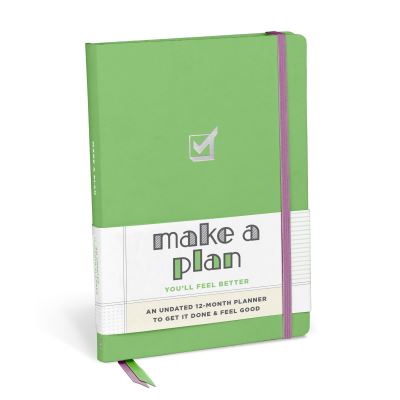 Cover for Knock Knock · Knock Knock Make a Plan Large Hardcover Planner (Stationery) (2021)