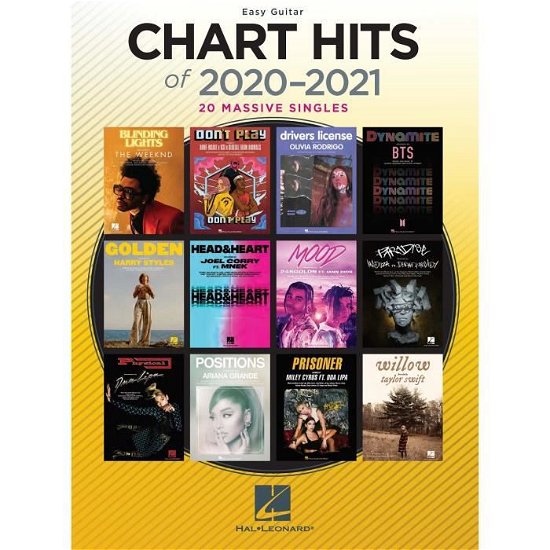 Cover for Chart Hits of 2020-2021 Guitar (Paperback Book) (2021)