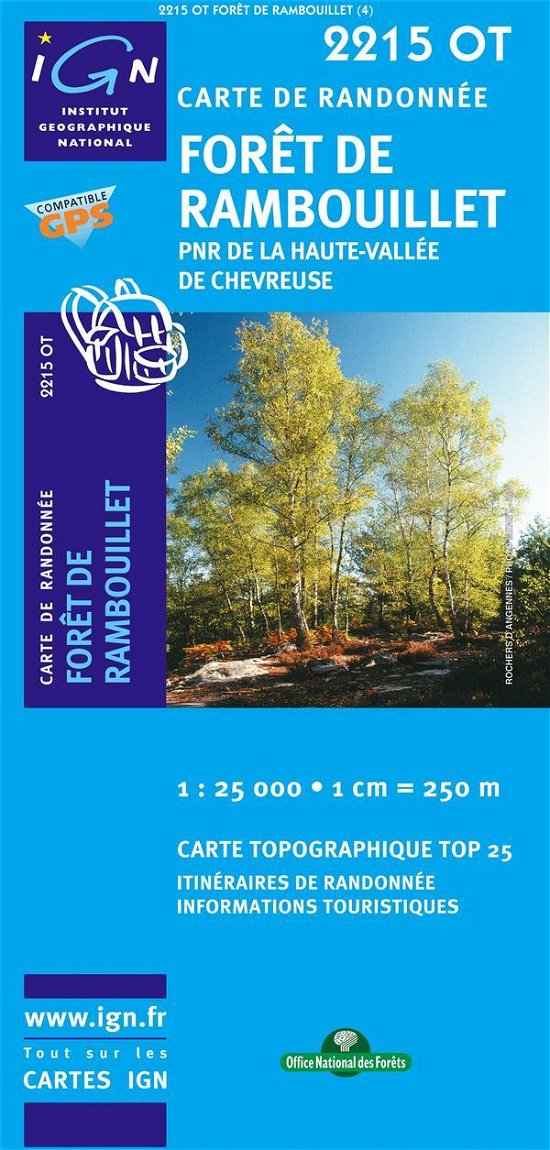 Cover for Ign · IGN TOP25: Forêt de Rambouillet, Parc National Haute-Vallée de Chevreuse (Tryksag) (2015)