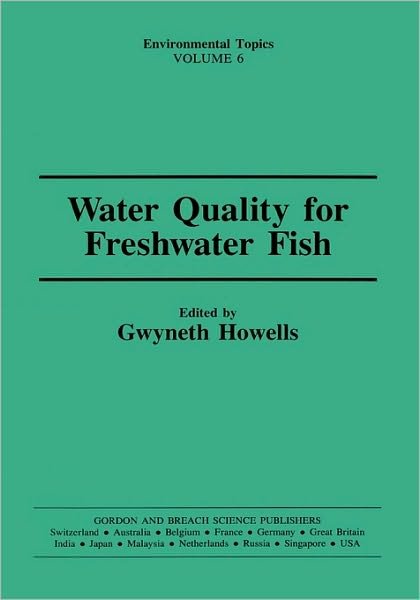 Cover for Gwyneth Howells · Water Qual Freshwater Fish (Innbunden bok) (1994)