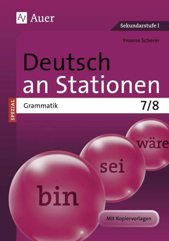 Cover for Scherer · Deutsch a.Stat.SPEZIAL Gra.7/8 (Book)