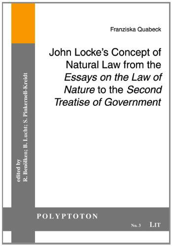 Cover for Franziska Quabeck · John Locke's Concept of Natural Law from the &quot;Essays on the Law of Nature&quot; to the &quot;Second Treatise of Government&quot; (Polyptoton. Münsteraner Sammlung Akademischer Schriften) (Paperback Book) (2013)