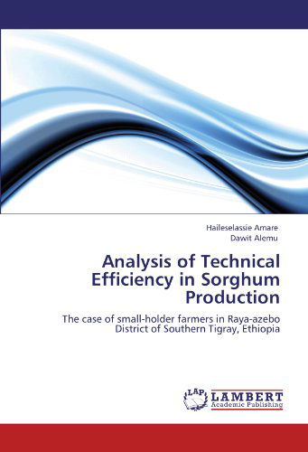 Cover for Dawit Alemu · Analysis of Technical Efficiency in Sorghum Production: the Case of Small-holder Farmers in Raya-azebo District of Southern Tigray, Ethiopia (Pocketbok) (2012)