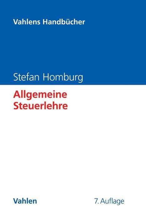Cover for Homburg · Allgemeine Steuerlehre (Bok)