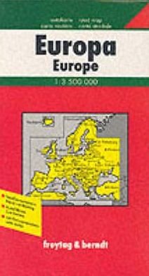 Cover for Freytag &amp; Berndt · Freytag &amp; Berndt road Map: Europe political (Hardcover bog) (2019)