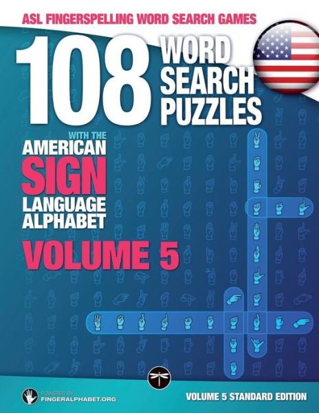 Cover for Lassal · 108 Word Search Puzzles with The American Sign Language Alphabet : Vol 5 Standard (Paperback Book) (2017)