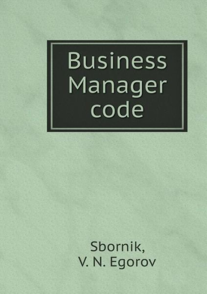 Code Head. Business - Sbornik - Kirjat - Book on Demand Ltd. - 9785519545228 - sunnuntai 18. helmikuuta 2018