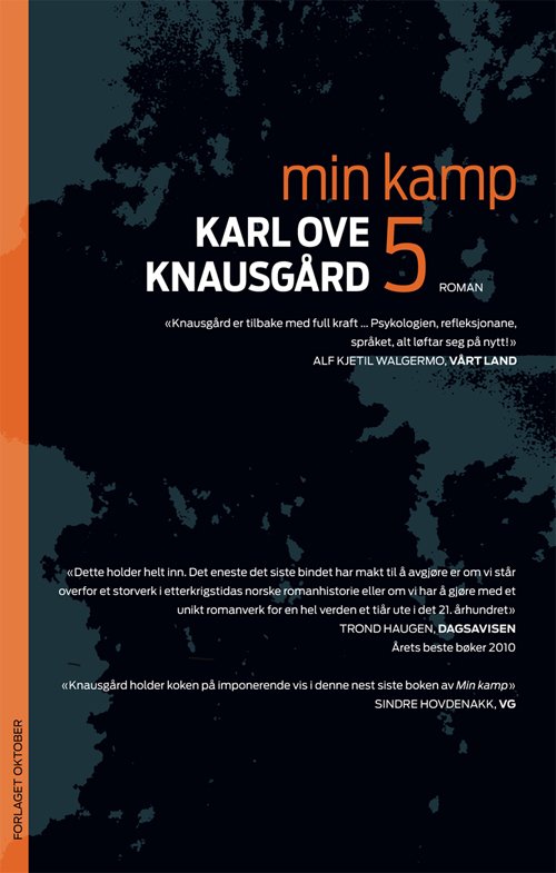 Cover for Karl Ove Knausgård · Min kamp: femte bok (Book) (2011)