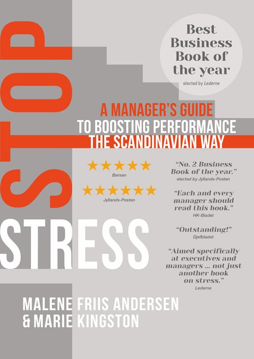 Cover for Malene Friis Andersen &amp; Marie Kingston · Stop stress ENG (Sewn Spine Book) [1. Painos] (2020)