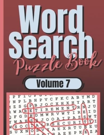 Red Large Print Word Searches Brain Games 