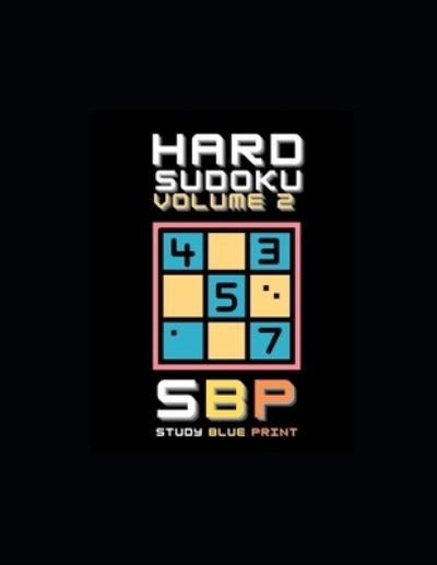 Cover for Study Blue Print · Hard Sudoku Volume 2 (Paperback Book) (2020)