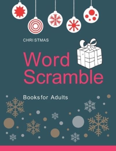 Cover for Kitdanai Viriyachaipong · Christmas Word Scramble Books for Adults (Pocketbok) (2020)