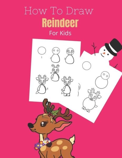 Cover for Cute Activity · How To Draw a Reindeer (Paperback Book) (2020)