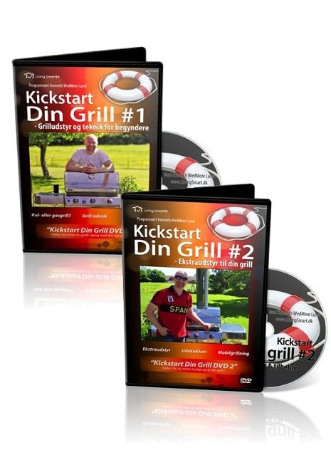Cover for Kenneth WedMore Lund · Kickstart Din Grill 1 + 2 (DVD) (2011)