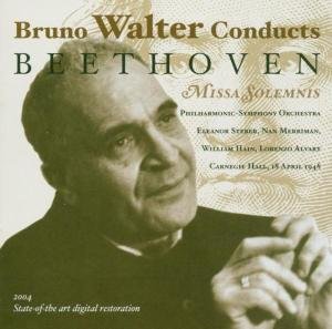 Cover for Bruno Walter · Missa Solemnis Music &amp; Arts Klassisk (CD) (2005)