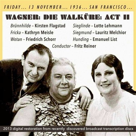 Die Walkure - Act II - Wagner / Flagstad / Lehmann / Meisle / Melchior - Musik - MUSIC & ARTS - 0017685127229 - 30. juli 2013