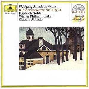 Mozart: Piano Concertos Nos.20 & 21 - Friedrich Gulda, Wiener Philharmoniker, Claudio Ab - Musik - GALLERIA - 0028941584229 - 30 maj 2002