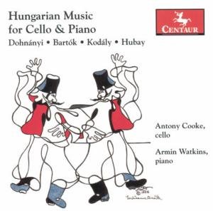 Hungarian Music for Cello & Piano - Dohnanyi / Bartok / Kodaly / Hubay / Watkins - Musiikki - Centaur - 0044747276229 - tiistai 30. toukokuuta 2006