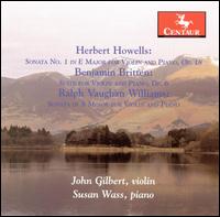 Sonata 1 for Violin & Piano Op 18 - Howells / Britten / Williams / Gilbert / Wass - Música - CTR - 0044747292229 - 24 de junho de 2008