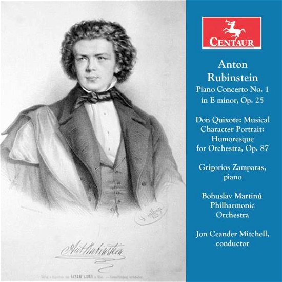 Anton Rubinstein: Piano Concerto No. 1 Don Quixote - Rubinstein / Zamparas / Bohuslav Martinu Phil - Musik - CENTAUR - 0044747346229 - 8. juli 2016
