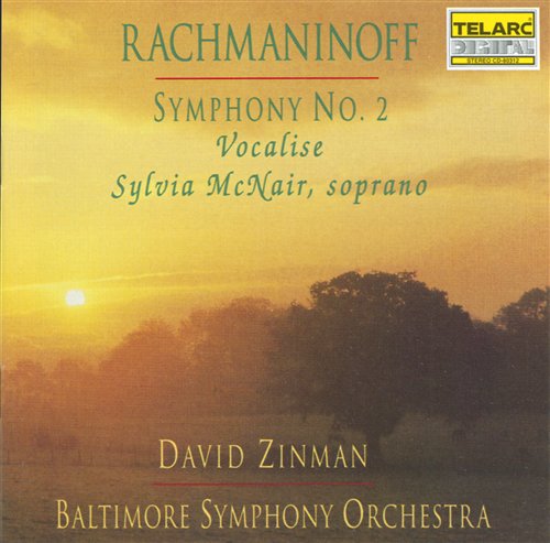 Sergei Rachmaninoff: Symphony No. 2 / Vocalise - David Zinman - Musiikki - Telarc Classical - 0089408031229 - tiistai 1. heinäkuuta 2008