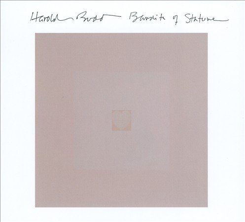 Cover for Harold Budd · Bandits of Stature (CD) (2012)