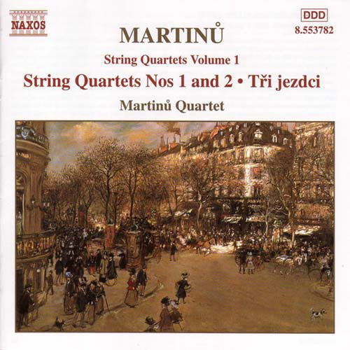 Martinustring Quartets Vol 1 - Martinu Quartet - Muzyka - NAXOS - 0730099478229 - 1 maja 2000