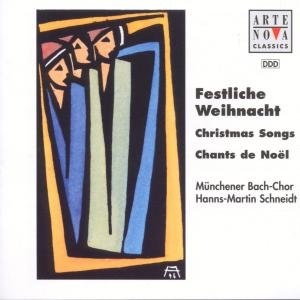 Cover for Munich Bach Choir · Festliche Weihnacht-christmas Songs (CD) (1996)