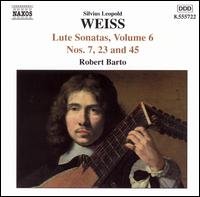Cover for Weiss / Barto · Lute Sonatas 6 (CD) (2005)